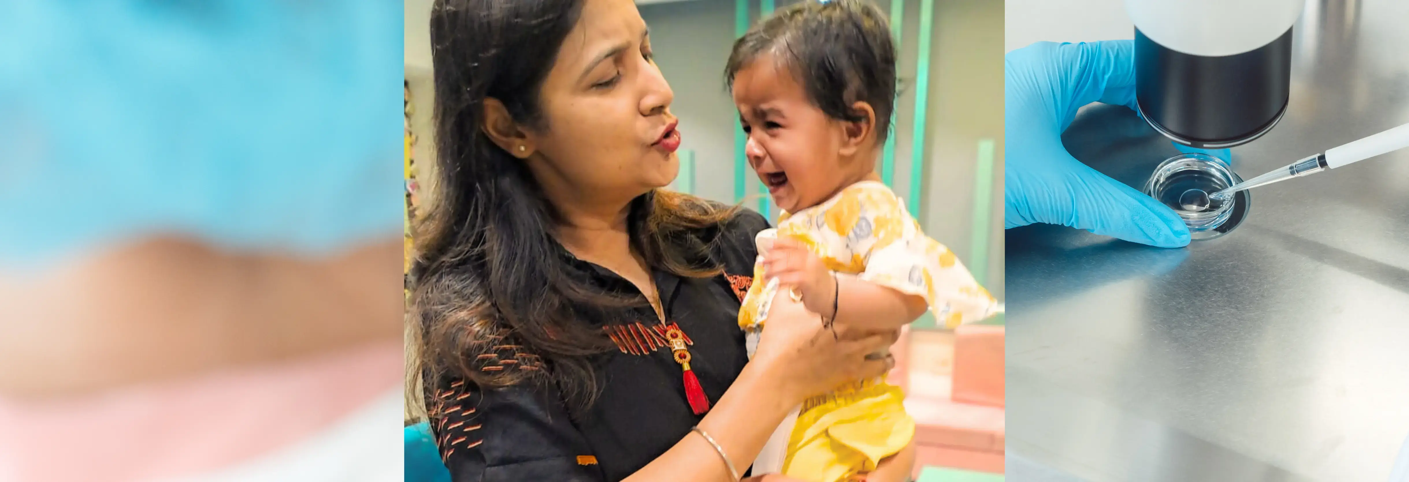IVF Simplified mobile banner with slogan Precise Affordable - IVF success story in Lucknow